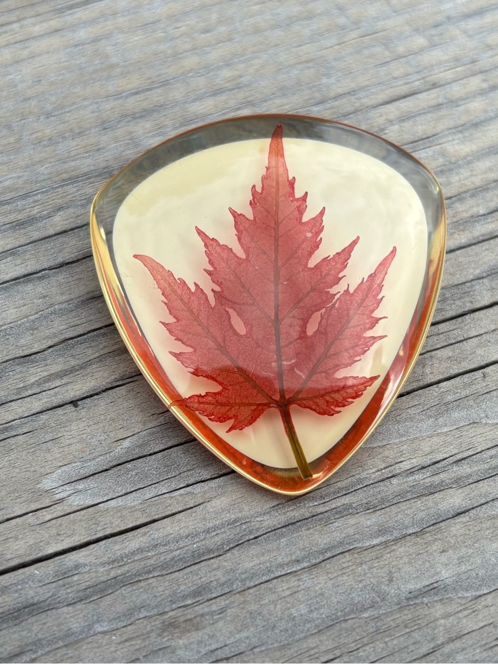 Handmade Canadian Maple Leaf Brooch